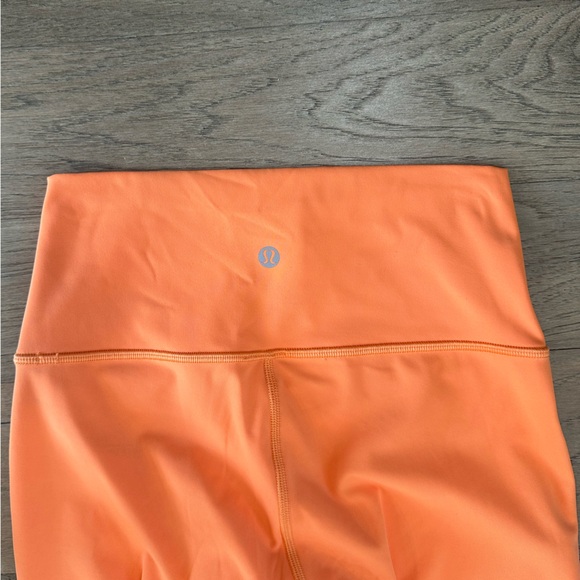 EUC Lululemon Wunder Under High-Rise Tight 25" Orange Soda Size 4 - Picture 7 of 10